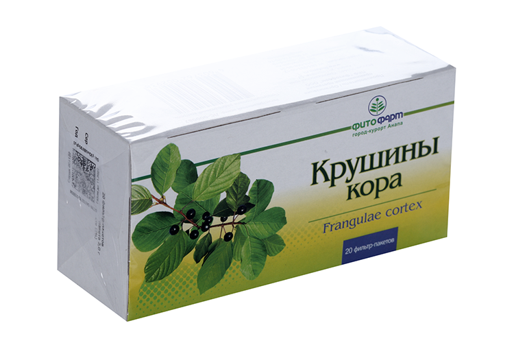Крушины кора, 2 г, 20 шт, сырье растительное-порошок