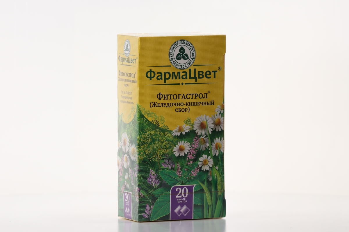 Фитогастрол (желудочно-кишечный сбор) ФармаЦвет, 2 г, 20 шт, сбор растительный-порошок
