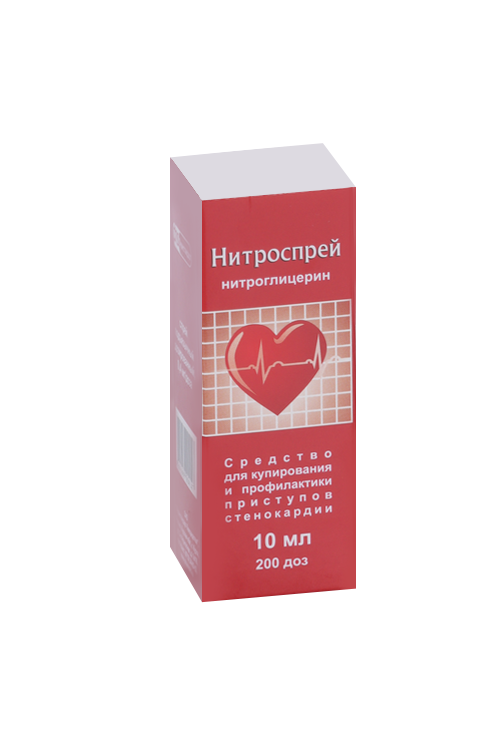 Нитроспрей-ICN 0.4 мг/доза, 10 мл, спрей дозированный