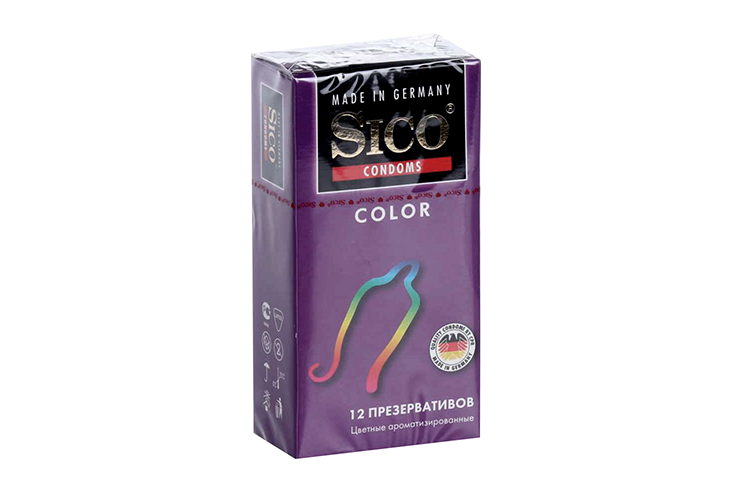 Презервативы Сико колор аром, 12 шт