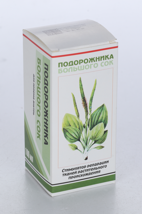 Подорожника сок, 100 мл, жидкость