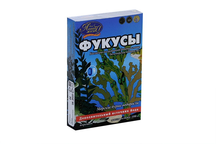 Водоросли долголетия Фукус, 100 г