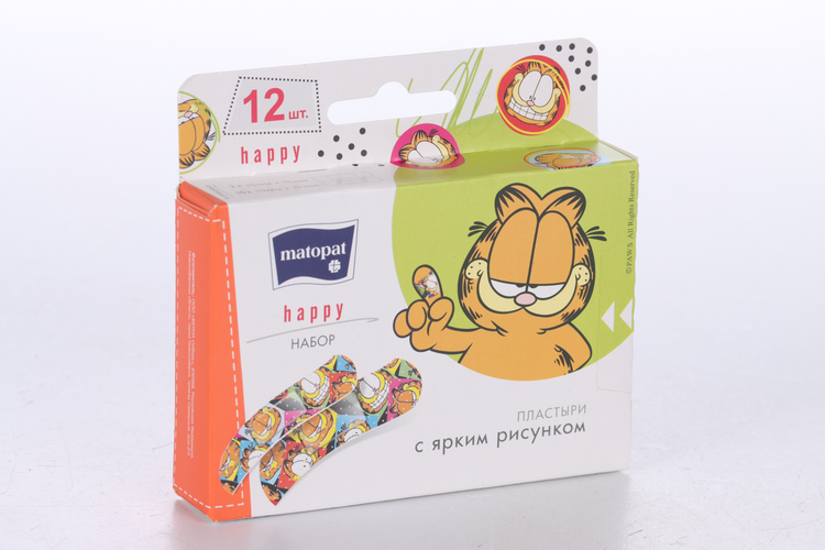 Пластырь Матопат Хеппи, 12 шт