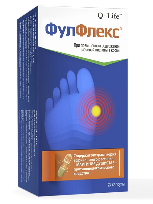 Фулфлекс 0.3 г, 24 шт, капсулы