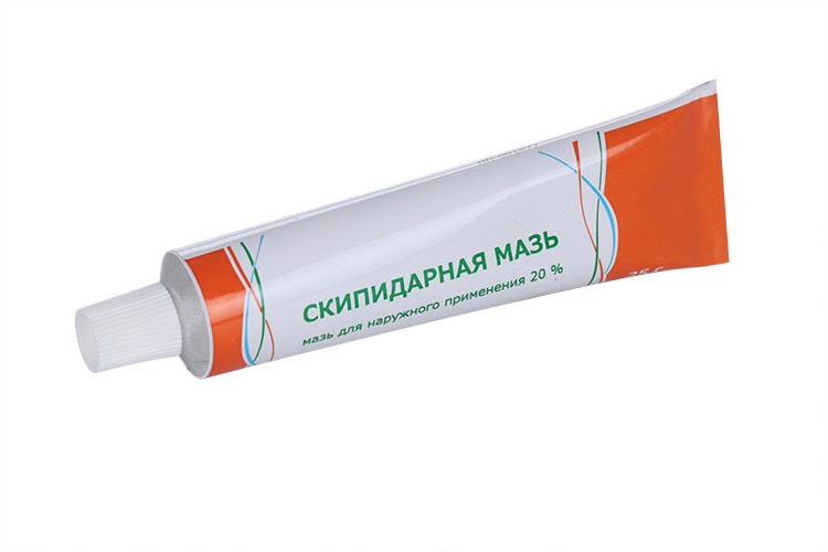 Скипидарная 20%, 25 г, мазь