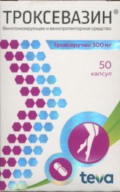 Троксевазин 300 мг, 50 шт, капсулы