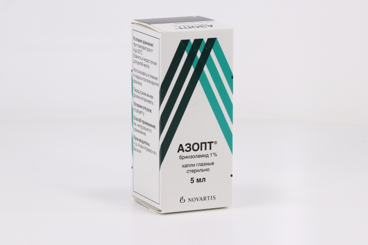 Азопт 1%, 5 мл, капли глазные