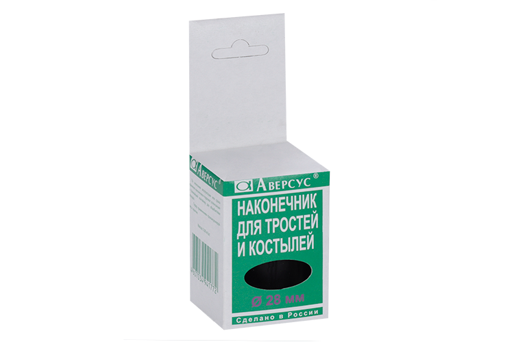 Наконечник резин д/трости и костылей №28