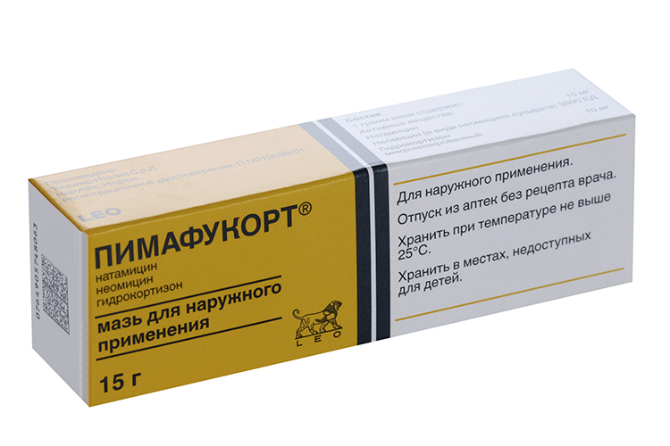 Пимафукорт, 15 г, мазь