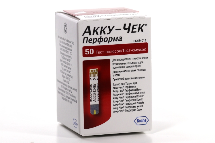 Тест-полоски Акку-Чек Перформа д/глюкометра, 50 шт