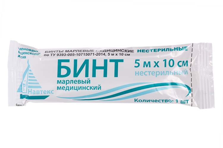 Бинт н/с 5х10 см, инд уп