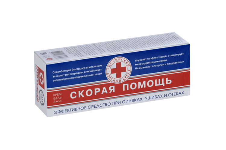 Скорая помощь крем-бальзам п/синяков/ушибов, 75 мл