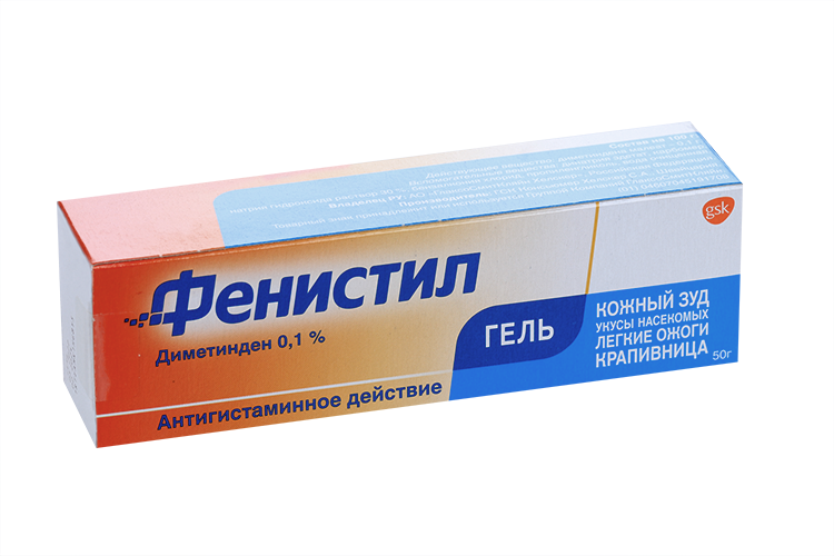 Фенистил 0.1%, 50 г, гель