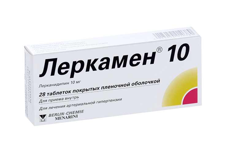 Леркамен 10 10 мг, 28 шт, таблетки покрытые пленочной оболочкой