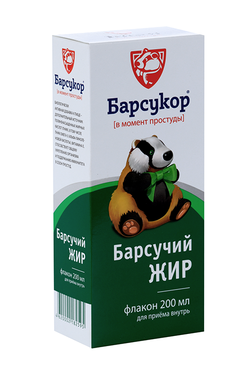 Барсучий жир Барсукор, 200 мл, Багира