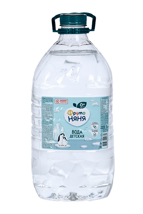 Вода питьевая Фрутоняня дет б/газа, 5 л, пластик