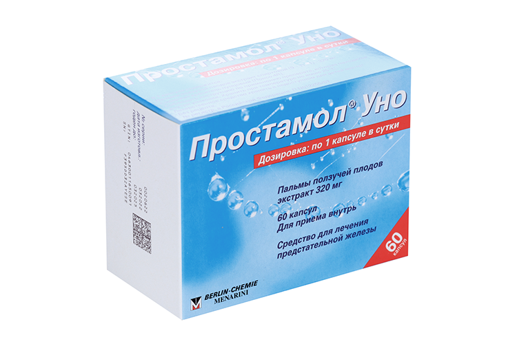 Простамол Уно 320 мг, 60 шт, капсулы
