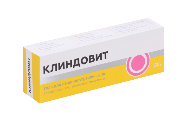 Клиндовит 1 %, 30 г, гель для наружного применения