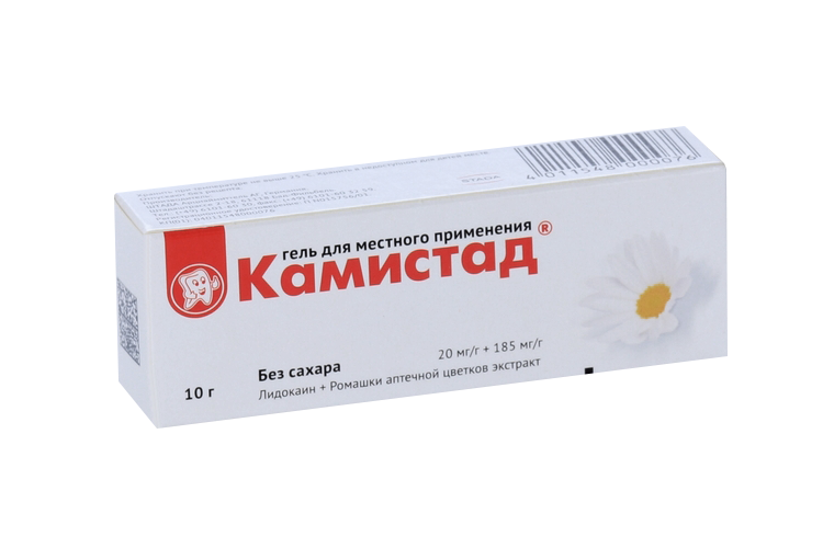 Камистад, 10 г, гель для местного применения