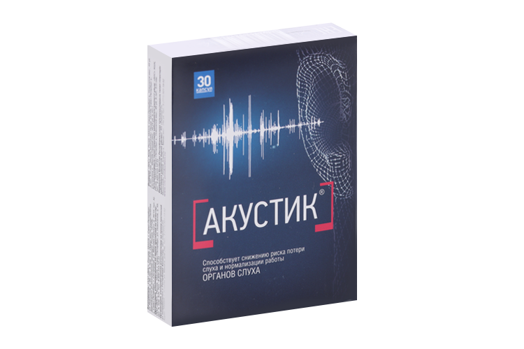 Акустик 0.5 г, 30 шт, капсулы