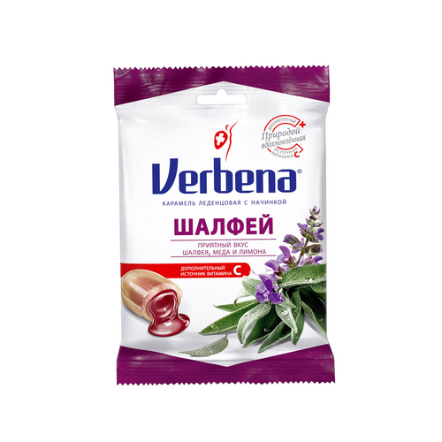 Карамель Вербена Шалфей, 60 г