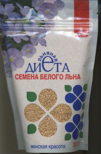 Льна семена белого Женская красота, 200 г
