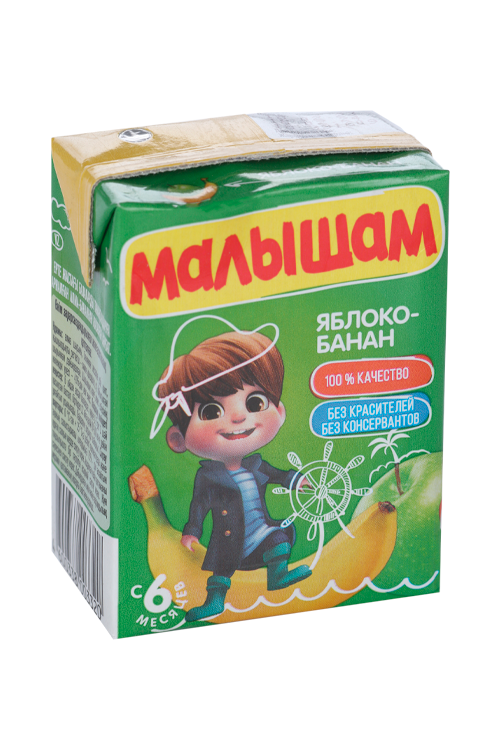 Нектар Фрутоняня Малышам яблоко/банан неосветл (с 6 мес), 0,2 л