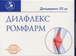 Диафлекс Ромфарм 50 мг, 30 шт, капсулы