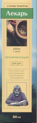 Крем Лекарь с алоэ д/рук, 50 мл