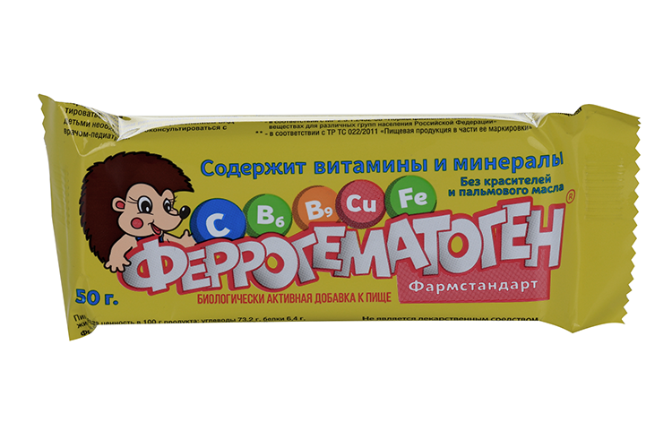 Феррогематоген-Фармстандарт, 50 г, пастилки жевательные