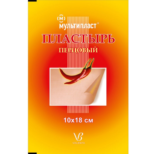 Пластырь перцовый М 10х18 см