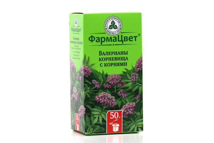 Валерианы корневища с корнями ФармаЦвет, 50 г, сырье растительное измельченное