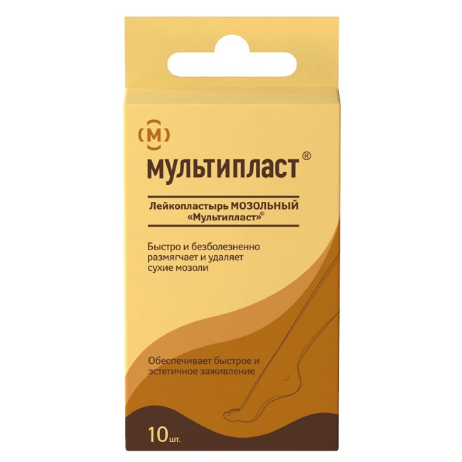 Пластырь Мультипласт мозольный, 10 шт, набор