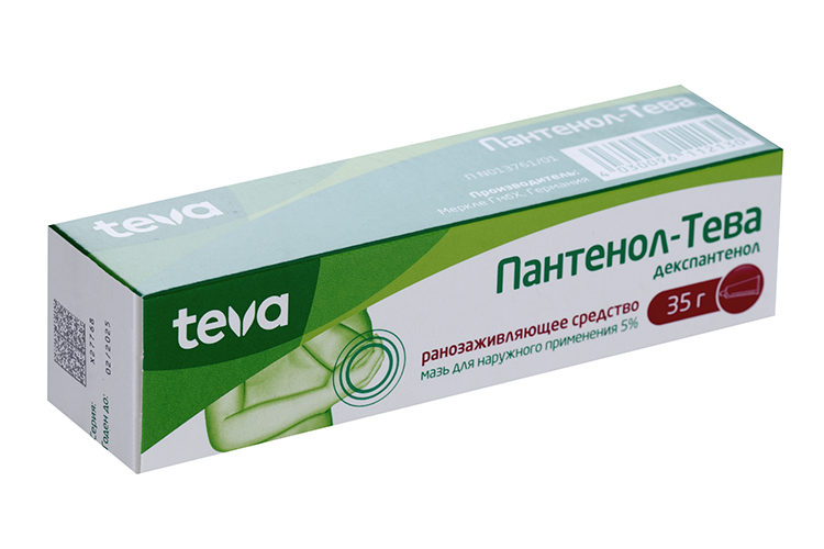 Пантенол-Тева 5%, 35 г, мазь