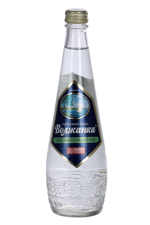 Вода мин Волжанка б/газ, 0,5 л, стекло