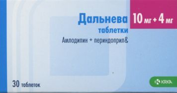 Дальнева 10 мг+4 мг, 30 шт, таблетки