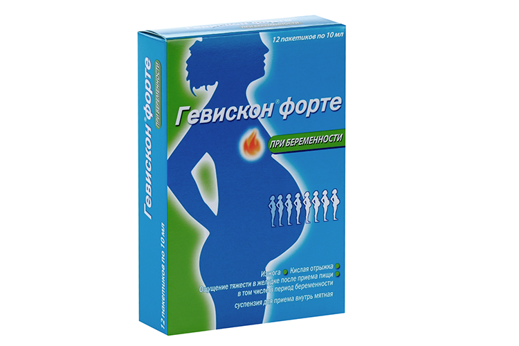 Гевискон форте, 10 мл, 12 шт, суспензия для приема внутрь