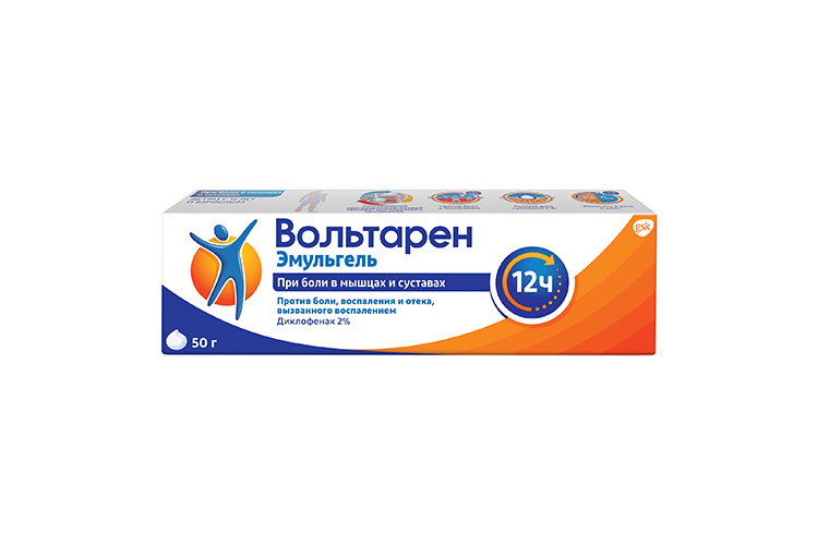 Вольтарен Эмульгель 2%, 50 г, гель для наружного применения