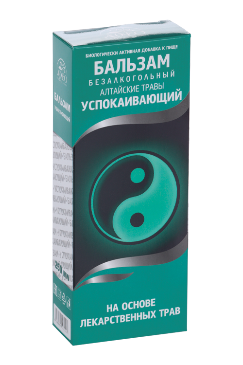 Бальзам Алтайские травы б/алког успокаивающий, 250 мл