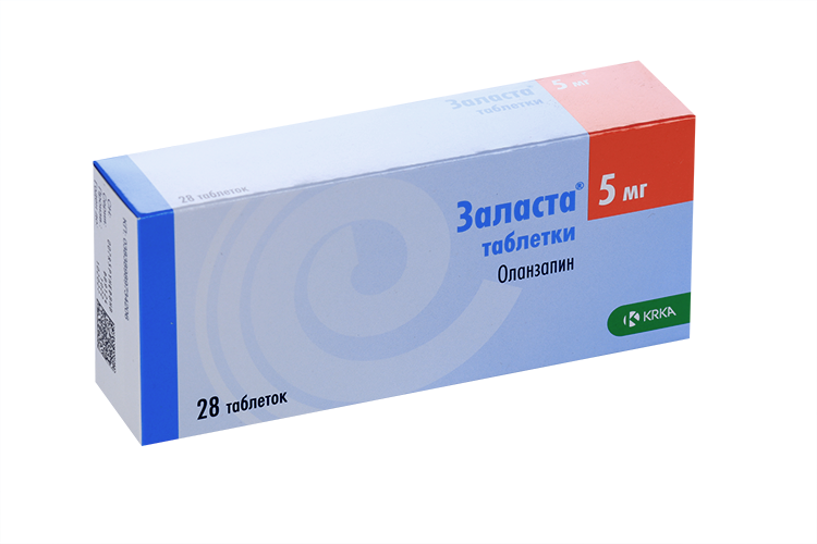 Заласта 5 мг, 28 шт, таблетки