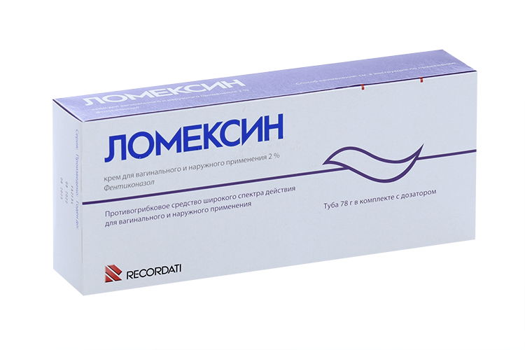 Ломексин 2 %, 78 г, крем для вагинального наружного применения
