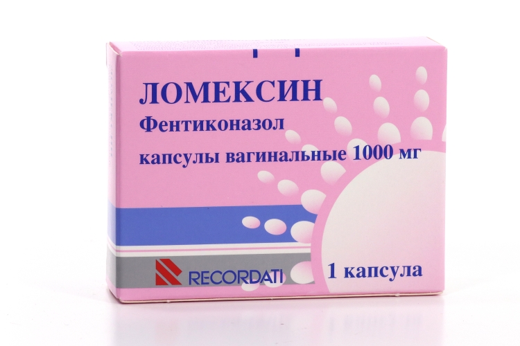 Ломексин 1000 мг, капсулы вагинальные