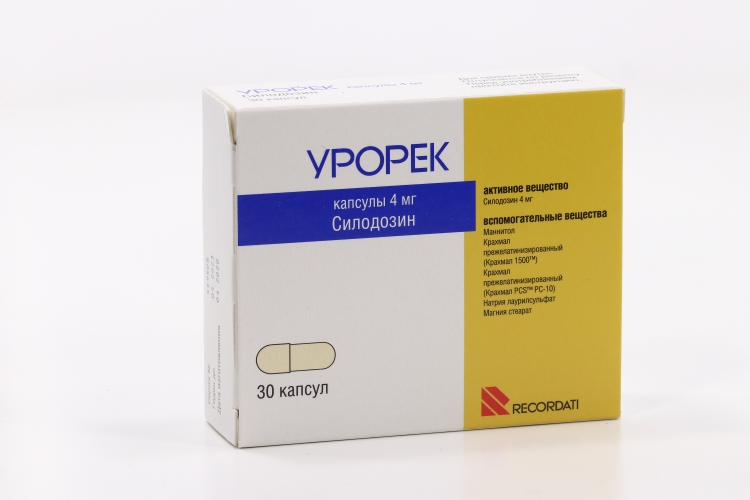 Урорек 4 мг, 30 шт, капсулы
