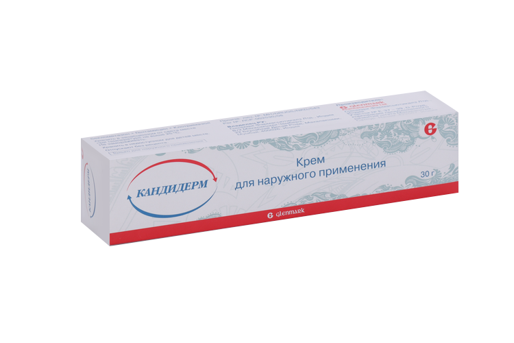 Кандидерм, 30 г, крем для наружного применения