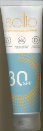 Крем Соллио солнцезащитный SPF30, 100 мл