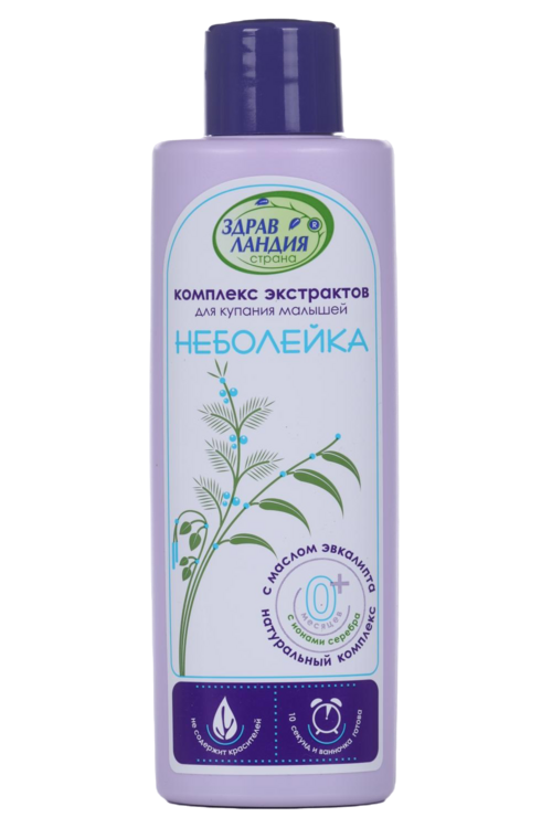 Средство Страна Здравландия Экстракт Неболейка д/купания дет, 250 мл