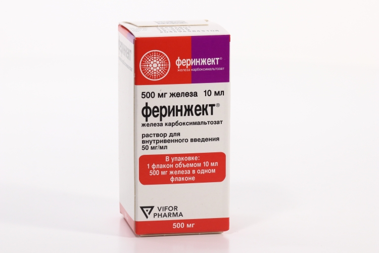 Феринжект 50 мг/мл, 10 мл, раствор для внутривенного введения