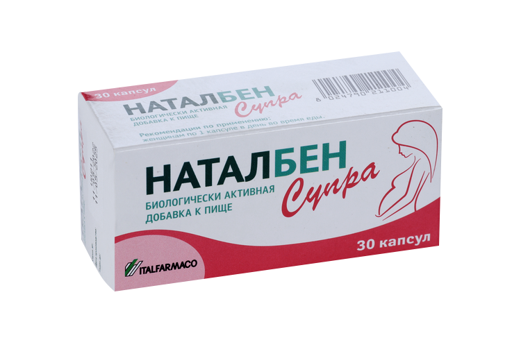 Наталбен Супра, 30 шт, капсулы