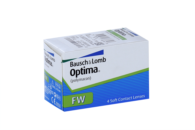 Линзы Bausch+Lomb Optima FW контактные R 8.4 (диоптрия -3,5), 4 шт