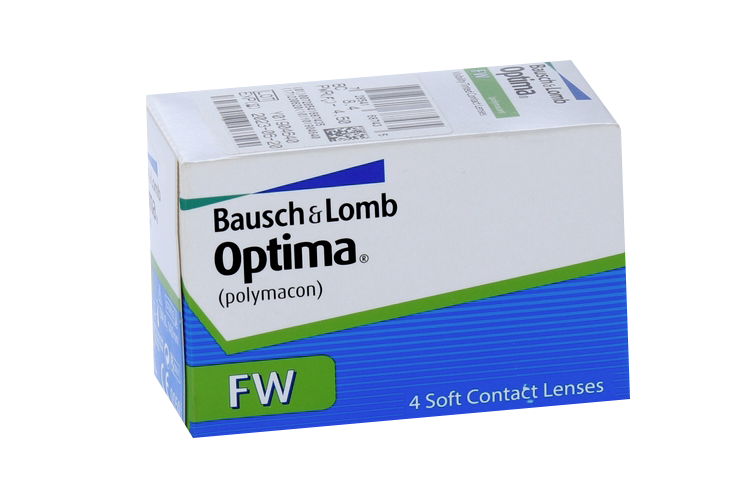 Линзы Bausch+Lomb Optima FW контактные R 8.4 (диоптрия -4,5), 4 шт